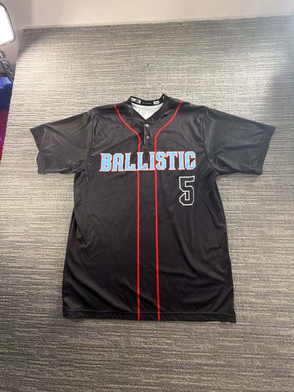 Champro Custom Ballistic Baseball Jersey with Number 5